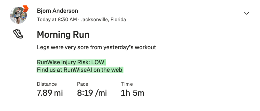 Strava Screenshot